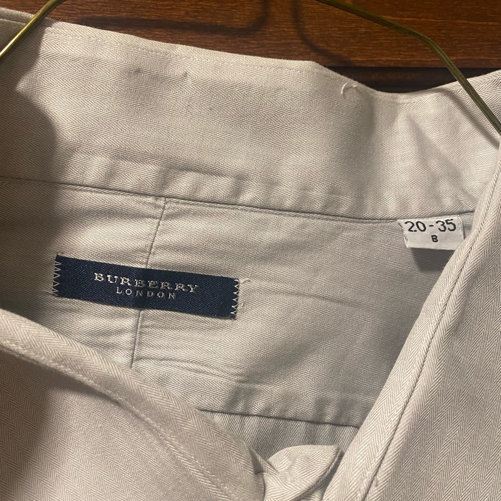 Off white Burberry shirt